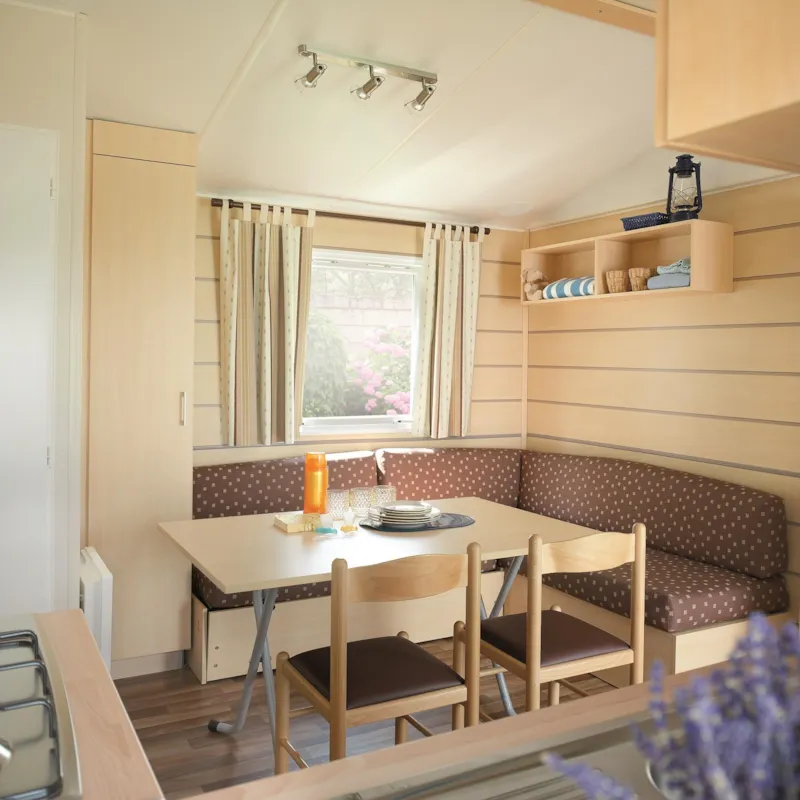 Mobil-Home 3 Chambres - Confort - Climatisé - Jusqu'à 6 Personnes