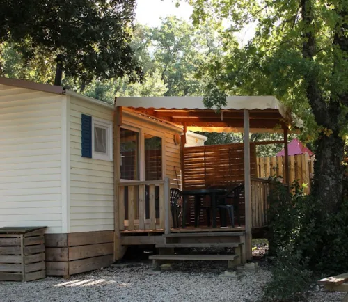 Accommodation - 1-Bedroom Mobile Home - Eco - Air-Conditioned - image n°1 - Camping de la Colline