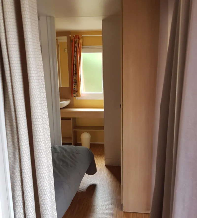 Mobil-Home 1 Chambre - Eco - Climatisé - Jusqu'à 2 Personnes