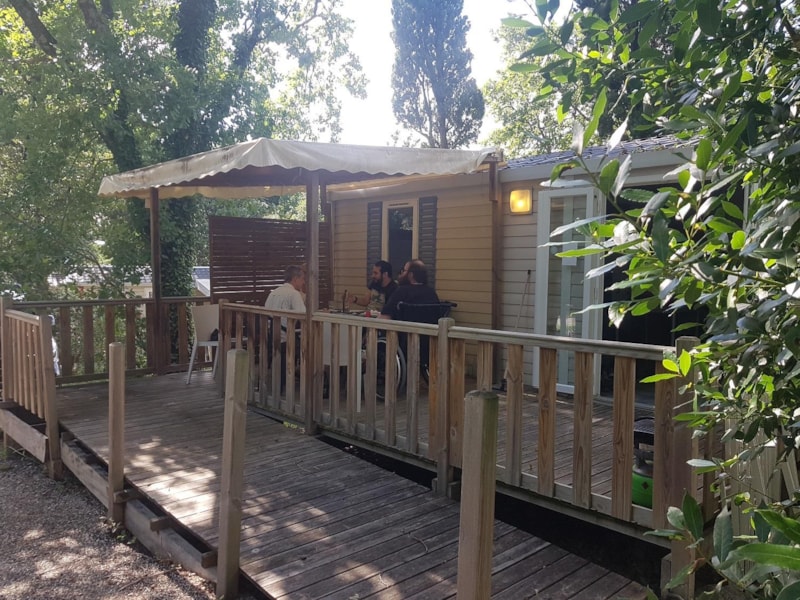 Stacaravan met 2 slaapkamers Geschikt voor personen met beperkte mobiliteit - COMFORT - Airconditioning