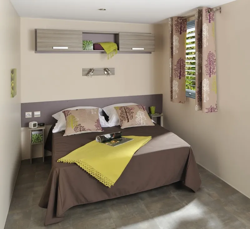 Mobil-Home 2 Chambres - Classique - Climatisé - Jusqu'à 4 Personnes