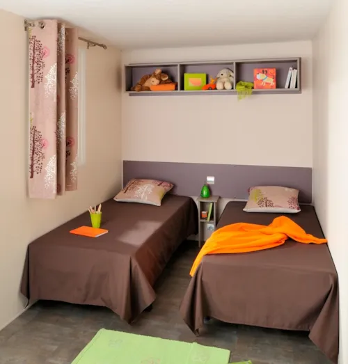 Accommodation - 2-Bedroom Mobile Home - Classic - Air-Conditioned - image n°9 - Camping de la Colline