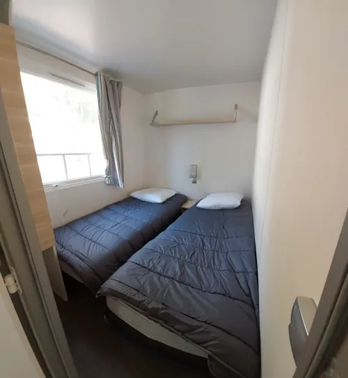 Accommodation - 3-Bedroom Mobile Home - Comfort - Air-Conditioned - image n°6 - Camping de la Colline