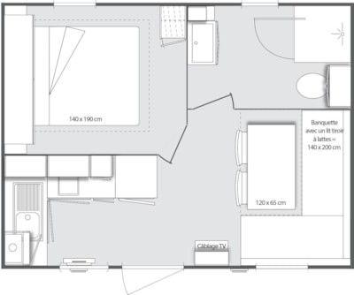 STANDARD mobile home with 1 bedroom — 5