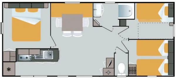 Mobil-Home Standard 3 Chambres