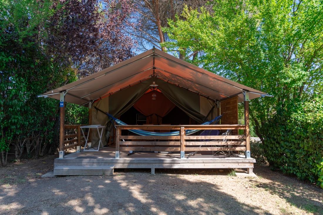 Location - Freeflower Confort 37 M² 2 Chambres (Sans Sanitaires) + Terrasse Couverte 13 M² - Flower Camping Provence Vallée