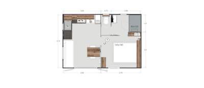 PREMIUM 1-bedroom mobile home — 10