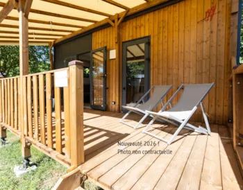 Mietunterkunft - Mobilheim Premium 1 Schlafzimmer - Flower Camping Provence Vallée