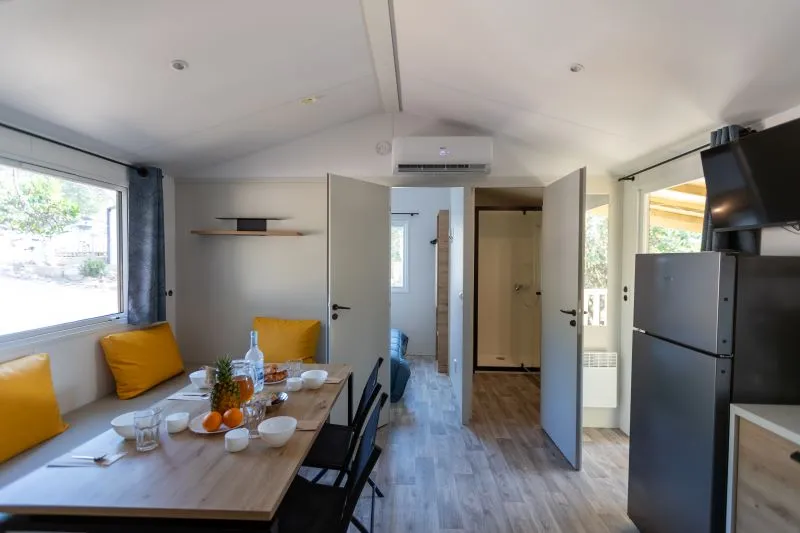 Mobil home California 31m2- 3 chambres + Climatisation + TV