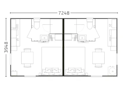 Bilbao Double 2 Chambre 2 Salle De Bain 2 Cuisine 2 Tv