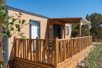 Mietunterkunft - Mobilheim Cagna – 2 Schlafzimmer – 2 Badezimmer + Tv - Camping le Damier