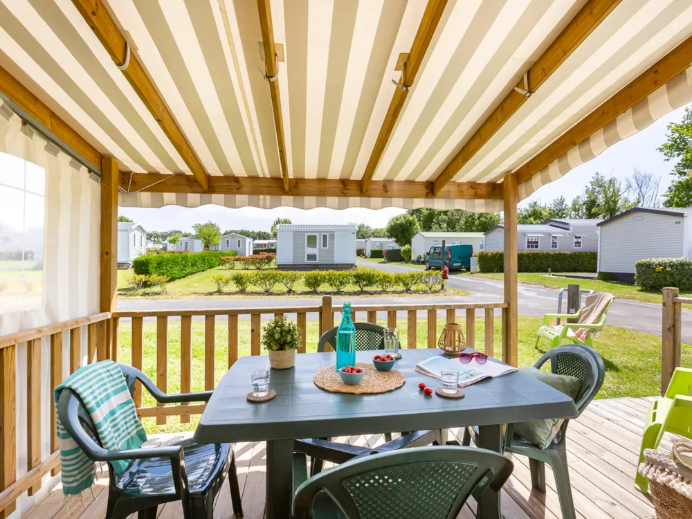Location - Mobil-Home Confort - 2 Chambres - Climatisé - ROMANEE L'Evasion