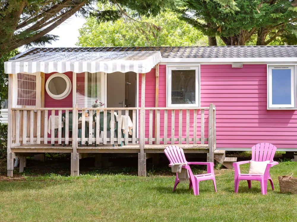 Location - Mobil-Home Confort - 3 Chambres - Climatisé - ROMANEE L'Evasion