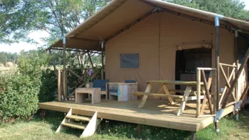 Mietunterkunft - Zelt Lodge Luxe - Camping Dordogne Las Patrasses
