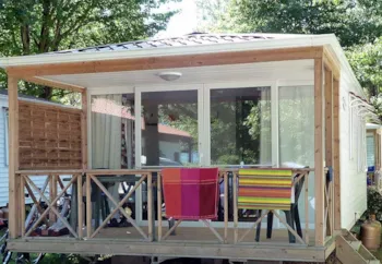 Mietunterkunft - Mobil Home 4 Personnes - Camping Dordogne Las Patrasses
