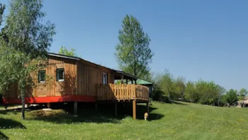 Mietunterkunft - Chalet/Gîte Premium Luxe - Camping Dordogne Las Patrasses