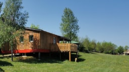 Location - Chalet/Gîte Premium Luxe - Camping Dordogne Las Patrasses