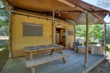 Mietunterkunft - Zelt Lodge Luxe - Camping Dordogne Las Patrasses