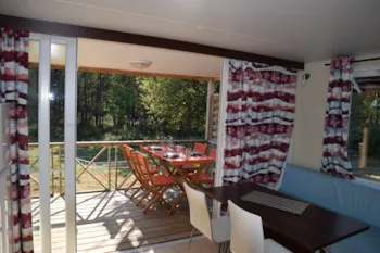 Mietunterkunft - Tribu Mobile Home Group Holidays In Dordogne - Camping Dordogne Las Patrasses