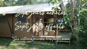 Mietunterkunft - Zelt Lodge Luxe - Camping Dordogne Las Patrasses