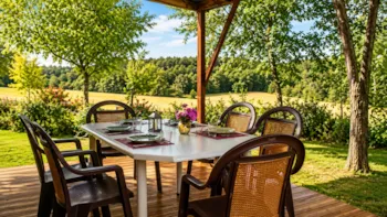 Mietunterkunft - Familiencottage Mit Höchstem Komfort - Camping Dordogne Las Patrasses