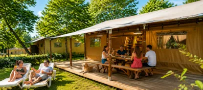 Tente Lodge Luxe Tribu Avec Salle De Bain Wc