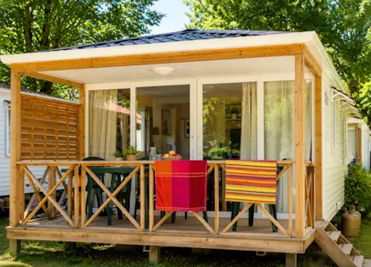 Mobil-Home Tribu Vacance Groupe En Dordogne