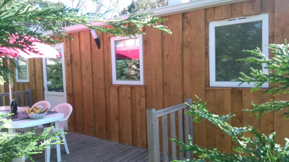 Location - Lodge Standard 4P 2 Chambres - Camping Les Cigales