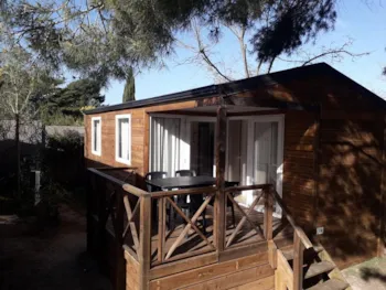 Mietunterkunft - Lodge Confort 4P 2 Zimmer - Camping Les Cigales