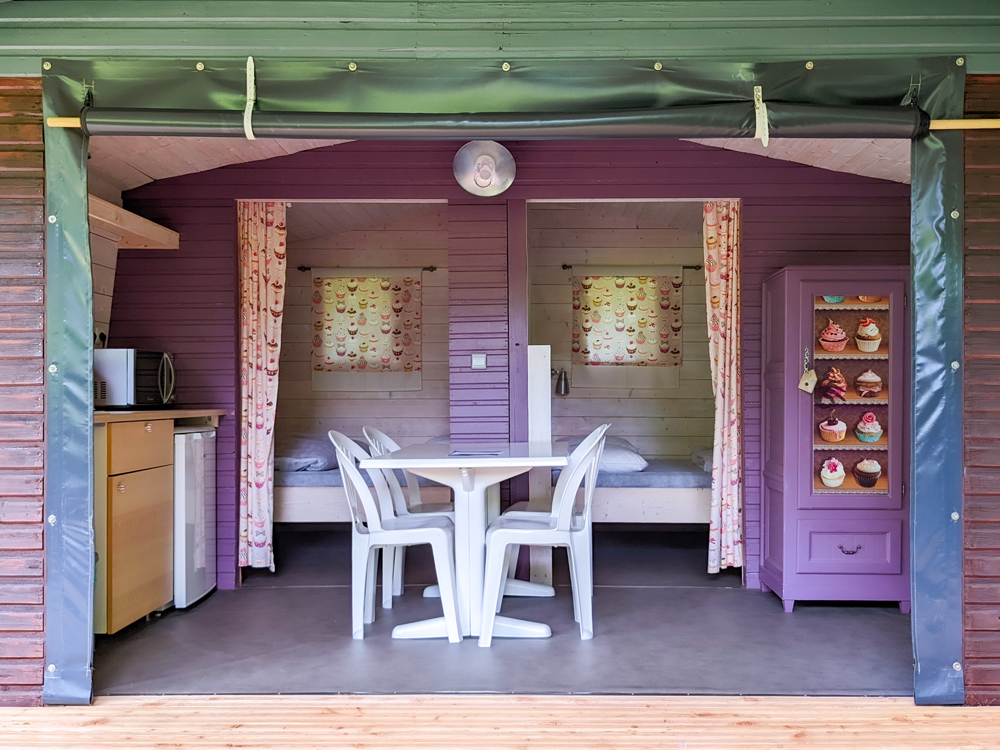 Accommodation - Glamping Hut "Gourmande" - Parenthèses imaginaires