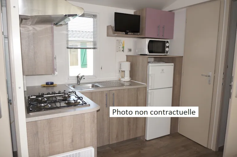 Mobil-Home Confort Avec Tv - 2 Chambres - 26M²