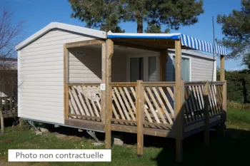 Location - Mobil-Home Confort Avec Tv - 2 Chambres - 26M² - Camping de la Plage