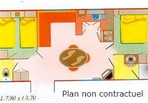 Mobile Home Confort - 2 bedrooms - TV- 32m² — 2