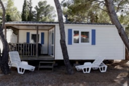 Alojamiento - Mobilhome Classic - 28 M² À 32 M² - 2 Habitaciones - Camping Naturiste Le Clapotis