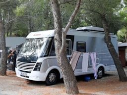 Emplacement - Emplacement Avec Électricité 6 A - Sol Dur - Camping Naturiste Le Clapotis