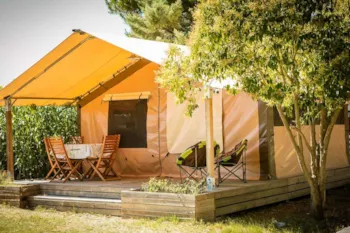 Mietunterkunft - Zelt Lodge - 2 Schlafzimmer - Camping Sunêlia Ma Prairie