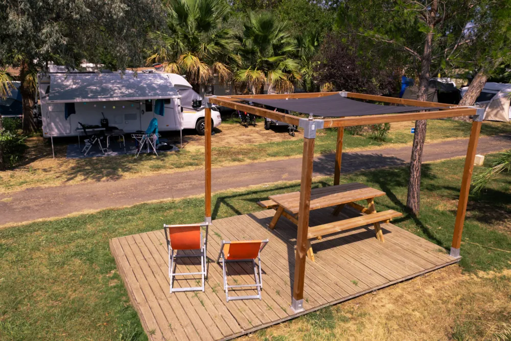 Emplacement - Emplacement "Privilege Xxl - Vue Gabions" - Camping Sunêlia Ma Prairie