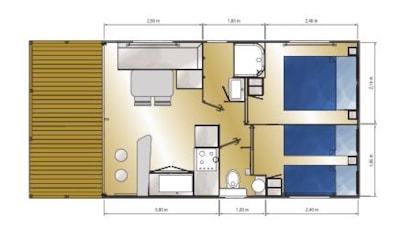 Mobilhome Haus Mediterrane 2 — 5