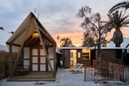 Accommodation - Glamping Cabin-Tent Senyoret - TAIGA Delta de l'Ebre