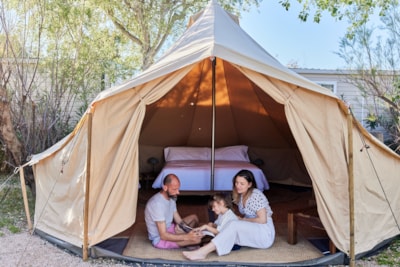 Glamping Bell Tent Balsa — 1