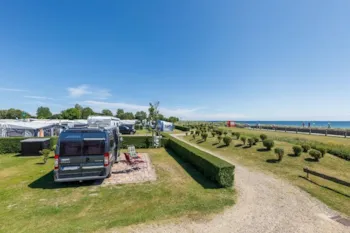 Stellplatz - 1. Reihe-Premiumstellplatz Seeblick/Bellevue (Kat. A/B) - Insel-Camp Fehmarn