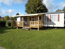 Accommodation - Mobile Home Confort Ohara 36M² (3 Bedrooms, 2 Bathrooms) + Sheltered Terrace - Camping Les Marguerites