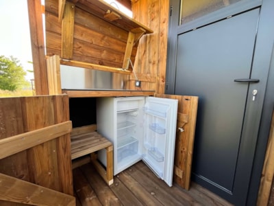 PREMIUM PACKAGE - private bathroom facilities (shower, toilet, sink), outdoor kitchen, electricity