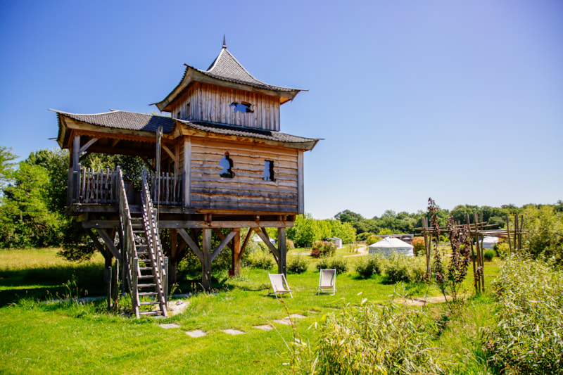 Cabane - Temple perché avec spa