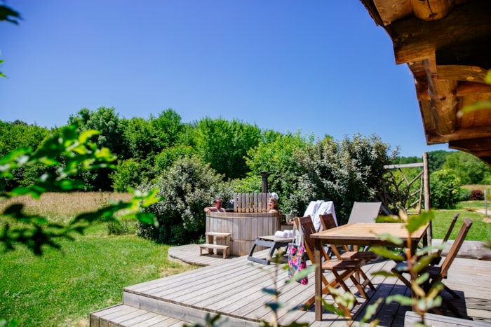 Cabane De Trappeur Avec Spa