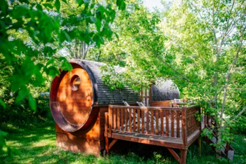 Location - Roulotte Avec Spa - Domaine EcÔtelia