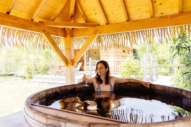 Cabane Indonésienne Avec Spa