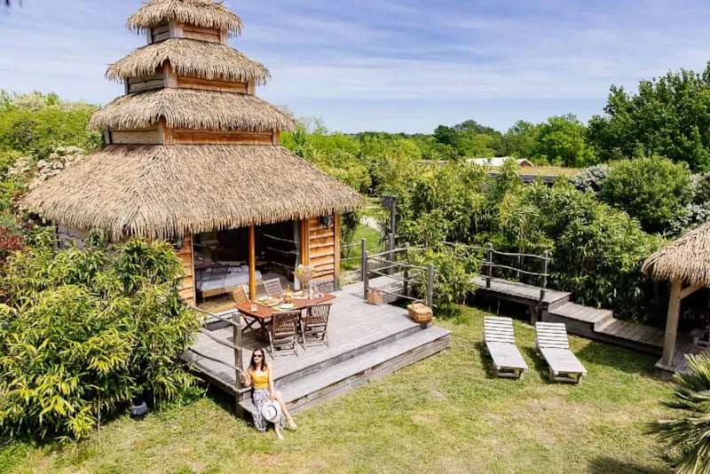 Cabane Indonésienne Avec Spa
