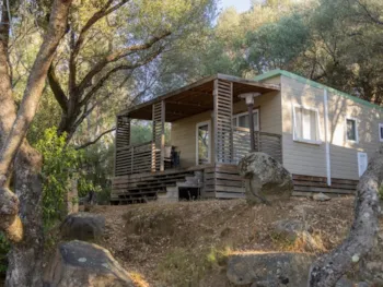 Huuraccommodatie(s) - Chalet Nepita 32M² / 2 Slaapkamers - Terras 10M² - Camping Vigna Maggiore