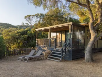 Huuraccommodatie(s) - Chalet Persia 35M² / 3 Slaapkamers - Terras 10M² - Camping Vigna Maggiore